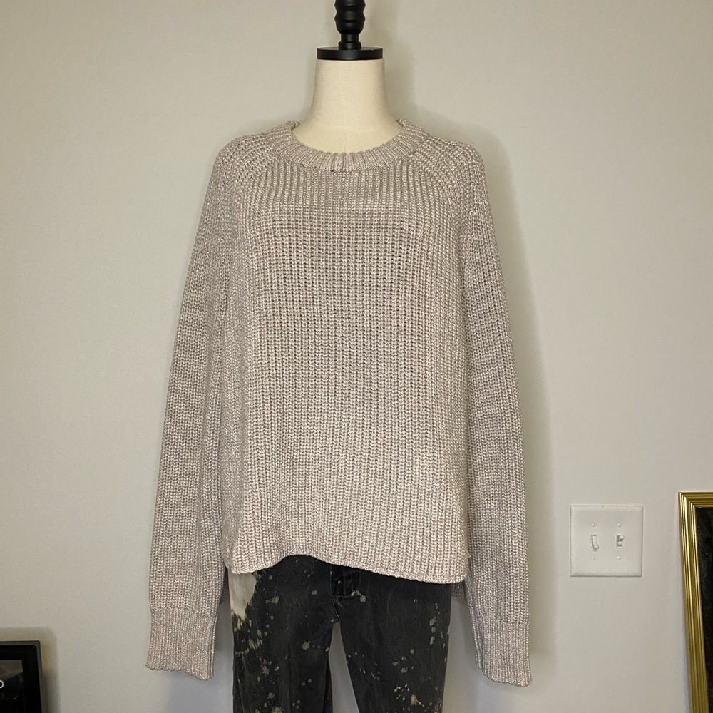 Chunky Metallic Calvin Klein Sweater